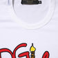 White DG Loves Moscow Print Cotton  T-shirt