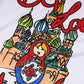 White DG Loves Moscow Print Cotton  T-shirt