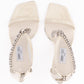 White Patent Leather Verity 100 Sandals