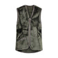 Bicolor Marabou Sleveless Jacket