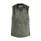 Bicolor Marabou Sleveless Jacket