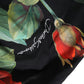 Black Rose Print High Waisted Girdle Underwear