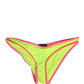 Yellow Pink Nylon Bottom Beachwear Bikini Underwear