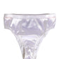 White Silk Satin Lingerie Panty Brief Underwear