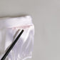 White Silk Satin Lingerie Panty Brief Underwear