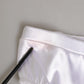 White Silk Satin Lingerie Panty Brief Underwear