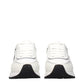 White Leather Low Top Sneakers