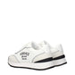 White Leather Low Top Sneakers