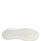 White Black Portofino Leather Sneakers Shoes
