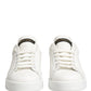 White Black Portofino Leather Sneakers Shoes