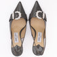 Storm Grey Patent Leather Chery SB 65 Pumps