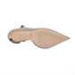 Taupe Grey Calf Leather Leona 85 Pumps
