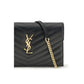 Black Calf Leather Bos Taurus Shoulder Bag