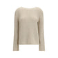Beige Cashmere Sweater