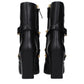 Black Leather Ankle Boots