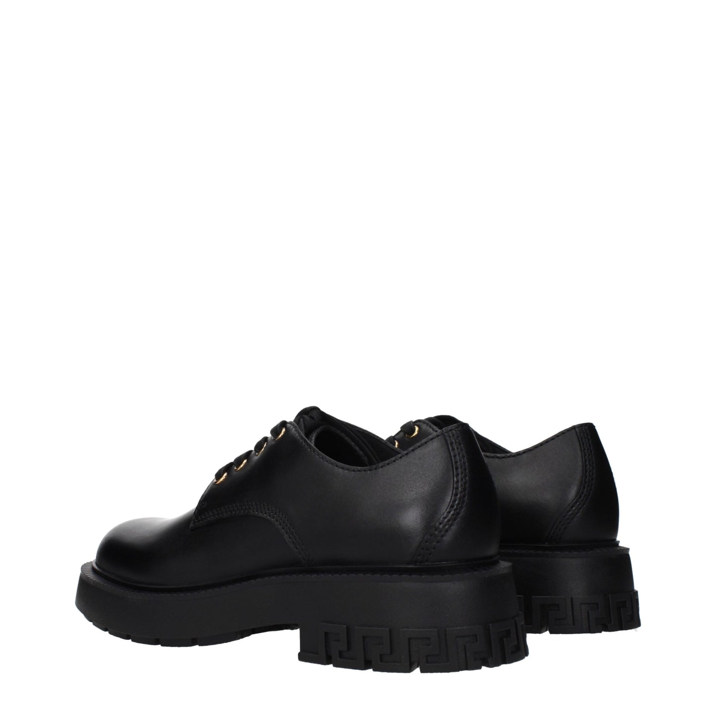 Black Leather Oxfords And Derbies