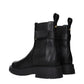 Black Leather Ankle Boots