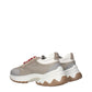 Multicolor Fabric Chunky Sneakers