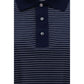 Blue Cotton Polo Shirt