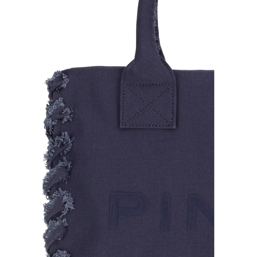 Blue Cotton Shoulder Bag