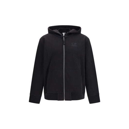 Black Cotton Sweatshirt