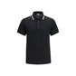 Black Cotton Polo Shirt