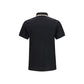 Black Cotton Polo Shirt