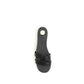 Black Calf Leather Bos Taurus Sandals