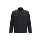 Black Cotton Denim Jacket