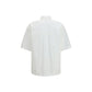 White Cotton Shortsleeve Shirt