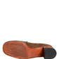 Brown Suede Block Heels Slip On Loafers Shoes