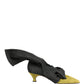 Black Yellow Suede Boots Shoes