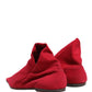 Red Suede Ankle Boots Shoes