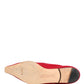 Red Suede Ankle Boots Shoes