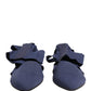 Blue Cotton Ankle Boots Shoes