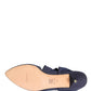 Blue Cotton Ankle Boots Shoes