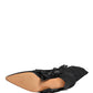 Black Suede Mid Calf Boots Shoes