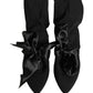 Black Suede Ankle Boots Shoes