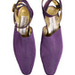 Purple Suede Sandals Shoes