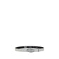 White Calf Leather Bos Taurus Regular Belt