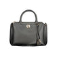 Black Polyurethane Women Handbag