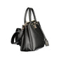 Black Polyurethane Women Handbag