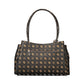 Marrone Polyurethane Women Handbag