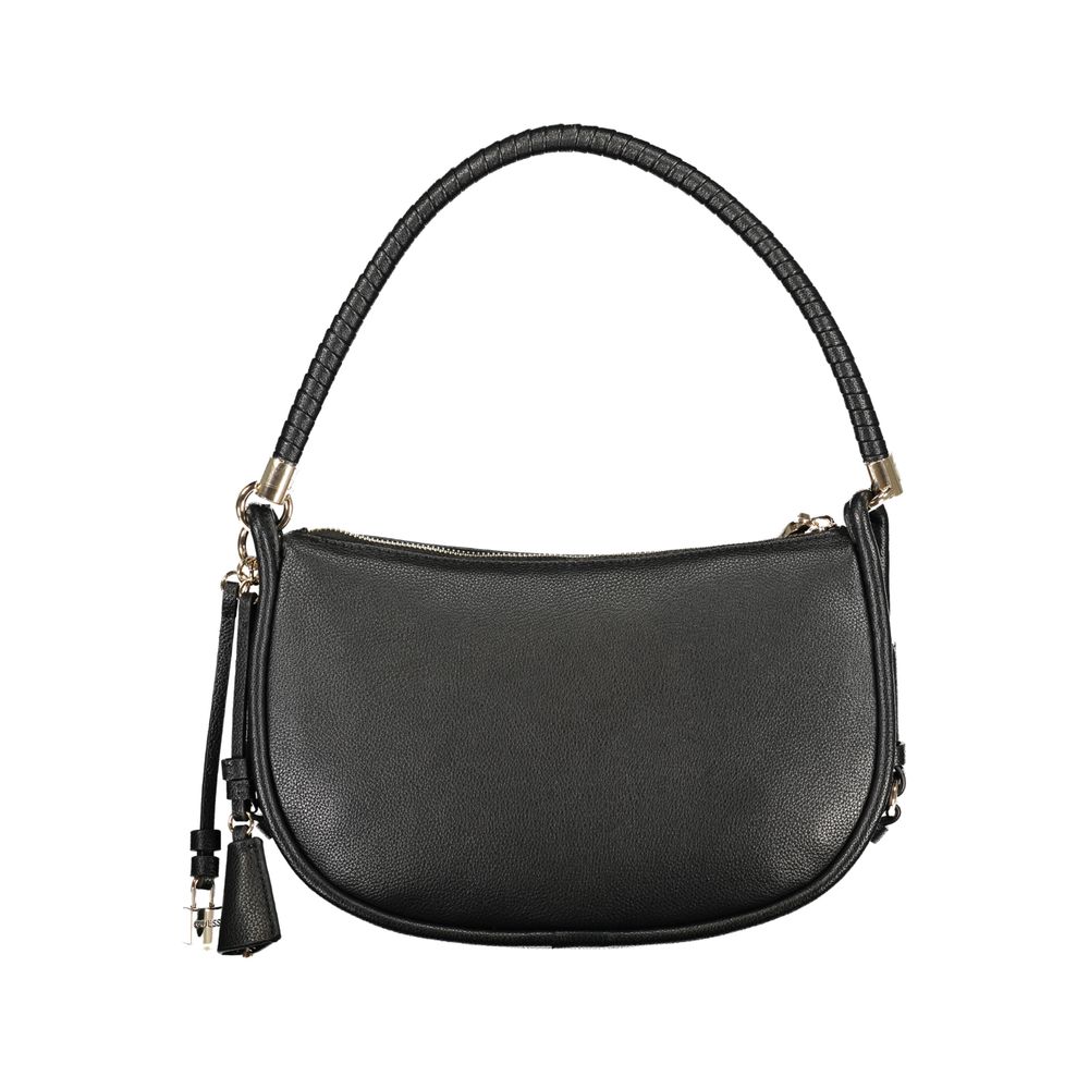 "Nero Polyurethane Women Handbag"