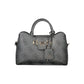 "Black Polyurethane Women Handbag"