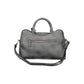 "Black Polyurethane Women Handbag"