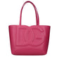 Pink Leather Handbag
