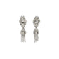 Silver Metal Earrings
