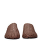 Brown Leather Slippers