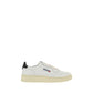 White Calf Leather Bos Taurus Low Top Sneakers